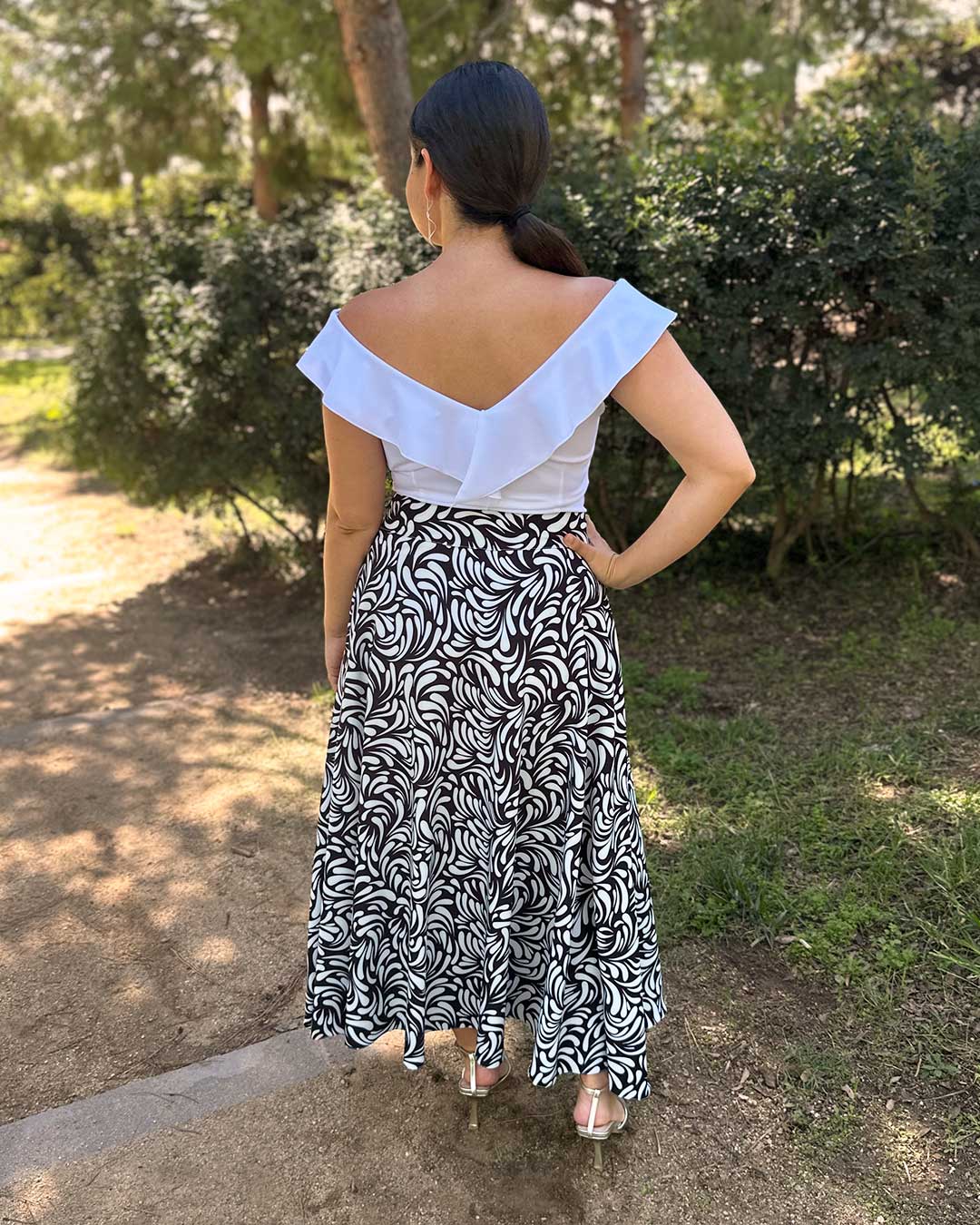 Falda plisada