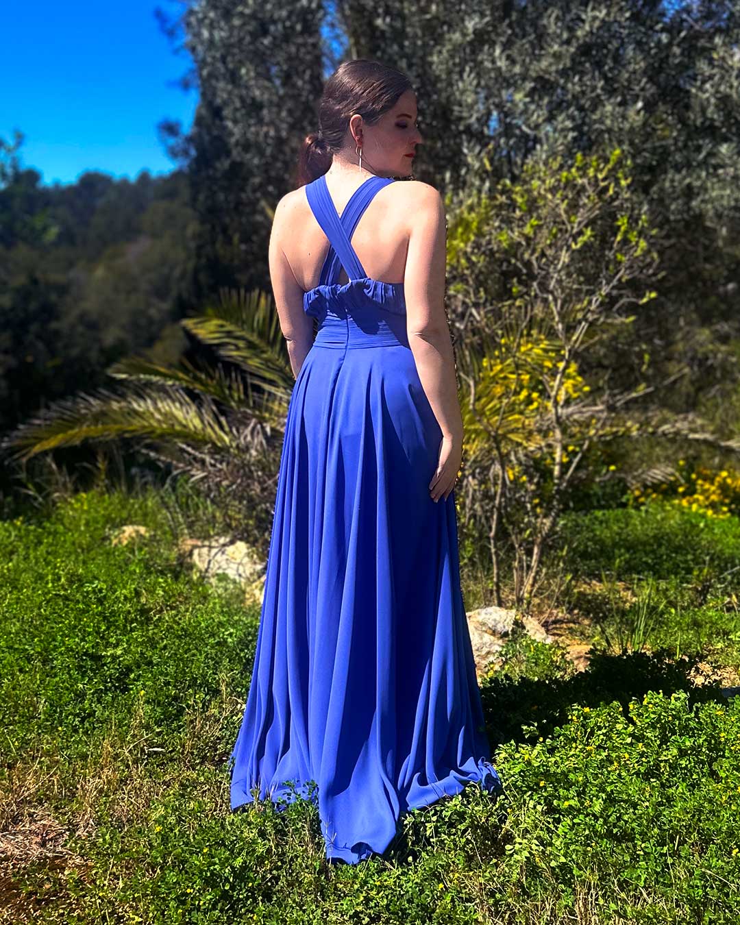 Vestido Suerte azul