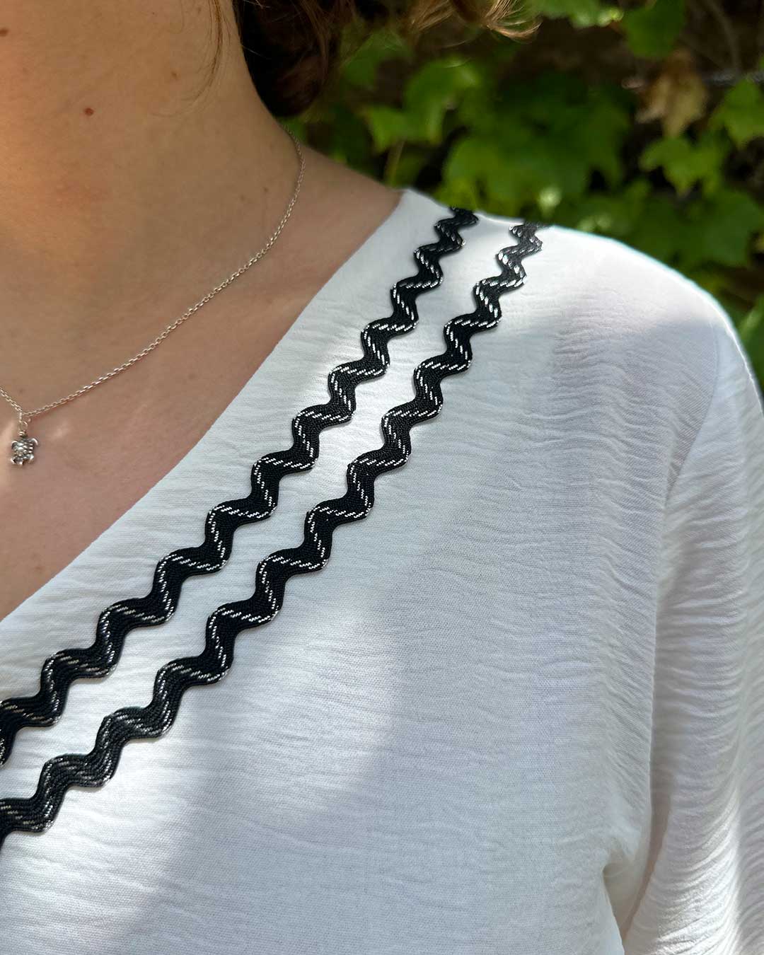 Blusa zig-zag