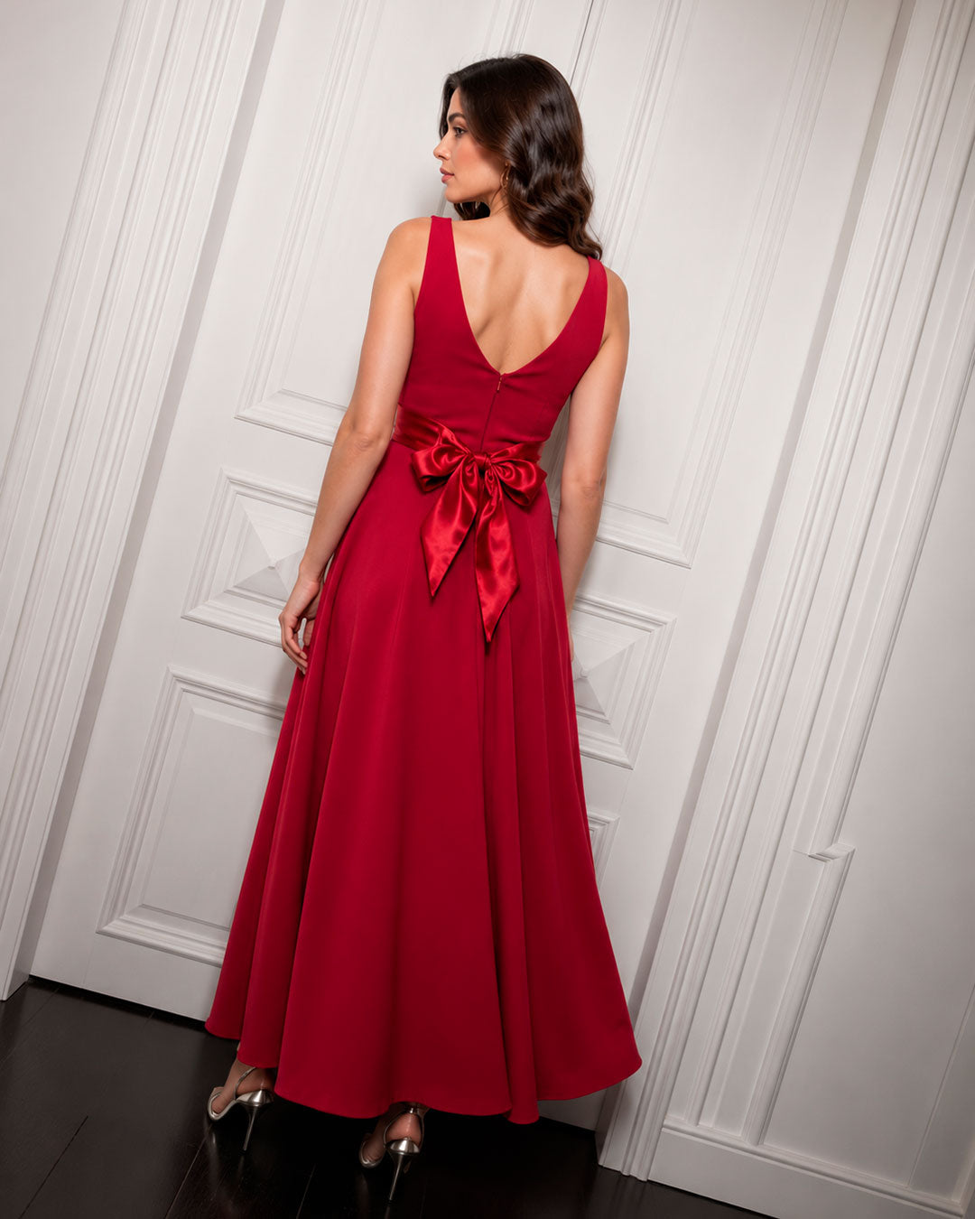 Vestido magnolia cherry