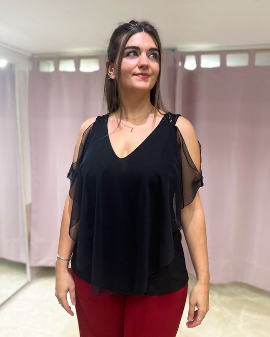 Blusa tul larga