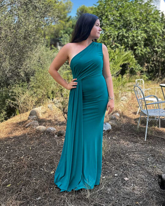 Vestido Anturio turquesa