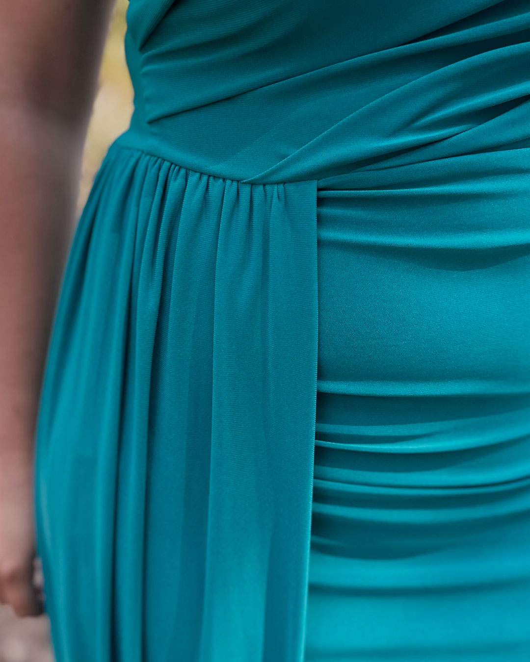 Vestido Anturio turquesa