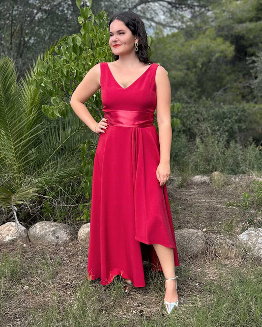 Vestido magnolia cherry